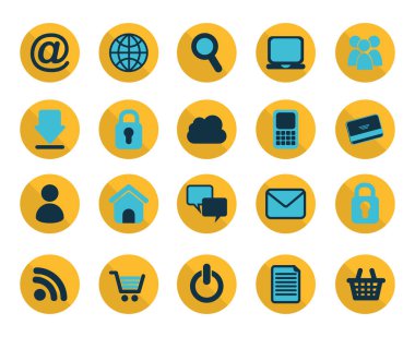 İzole edilmiş sosyal medya simgesi dizaynı