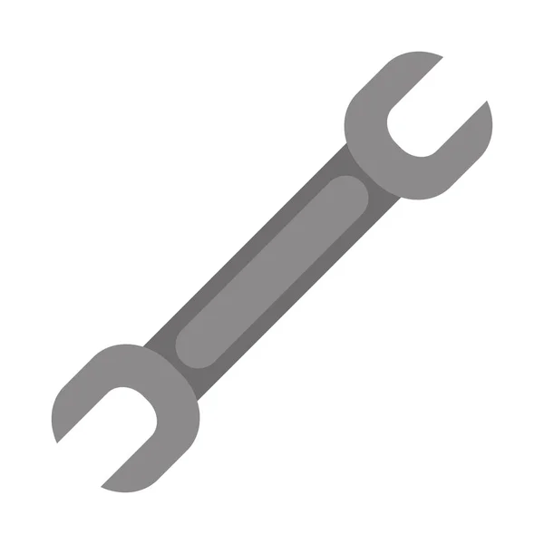 Llave llave llave herramienta mecánico icono — Vector de stock