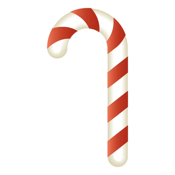 ハッピーメリークリスマススイーツ杖 — ストックベクタ