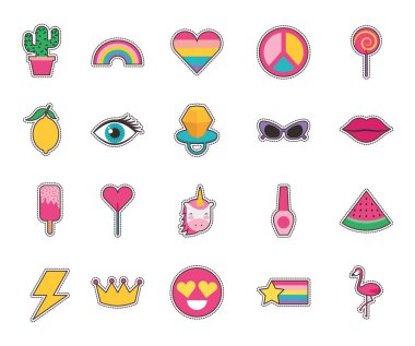 İzole moda tarzı ikonu vektör dizaynı