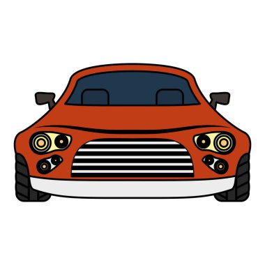 Sedan araç simgesi izole edildi