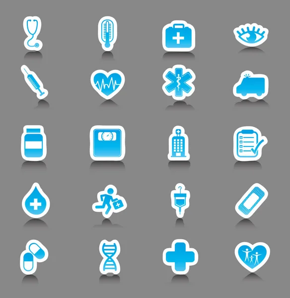 Isolated medical icon set vector design — Stock Vector