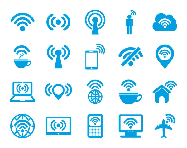 Geïsoleerde wifi icoon set vector ontwerp — Stockvector