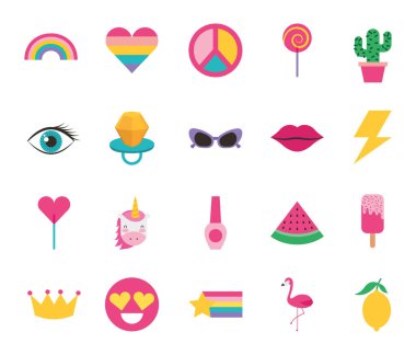 İzole moda tarzı ikonu vektör dizaynı