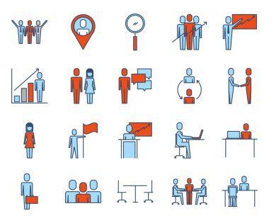 İzole edilmiş iş ve bütçe simgesi vektör dizaynı