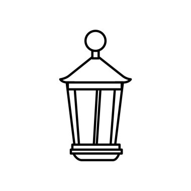 fener ışık asılı izole simgesi