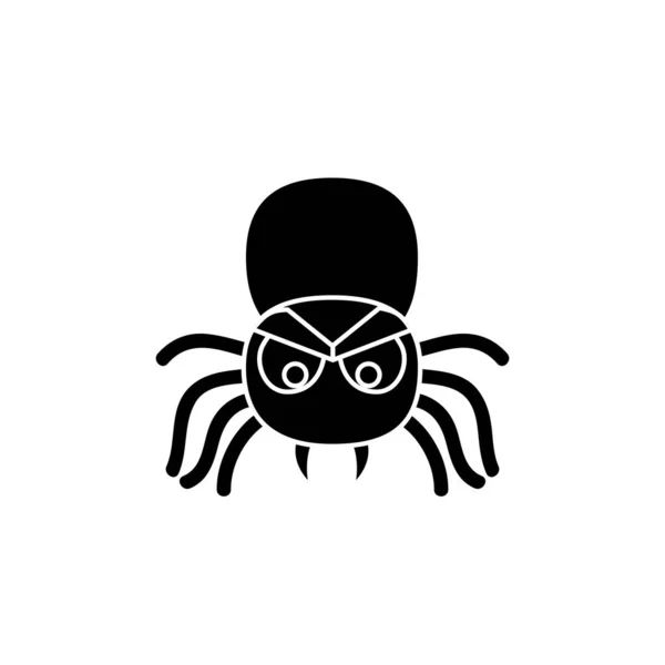 Halloween araña insecto aislado icono — Vector de stock