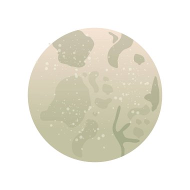 dolunay parlak izole simgesi