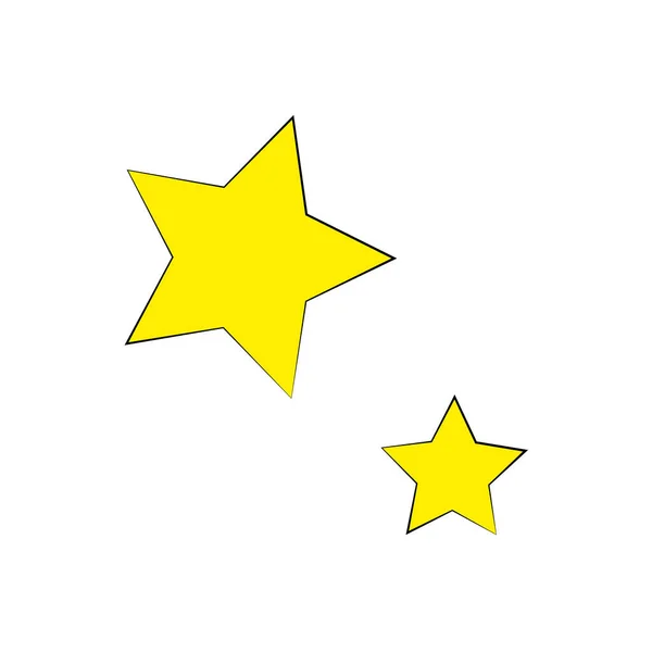 Set estrellas decoración icono aislado — Vector de stock