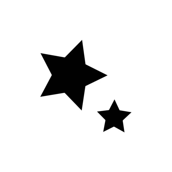 Σύνολο αστεριών διακόσμηση μεμονωμένη εικόνα — Διανυσματικό Αρχείο