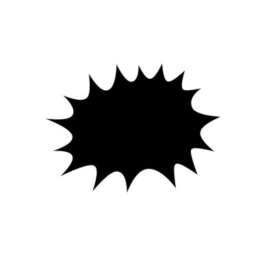 patlama pop sanatsal simgesi