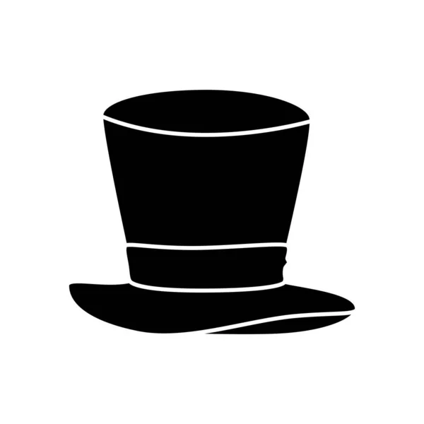 Sombrero superior asistente icono aislado — Archivo Imágenes Vectoriales