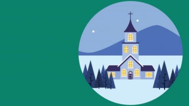 Kardan adamla mutlu noel kartları
