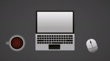 Bilgisayarlı siber pazartesi animasyonu