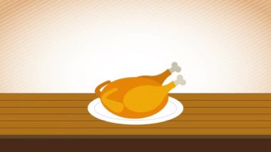 Şükran gününüz kutlu olsun, hindi pişiriyoruz.