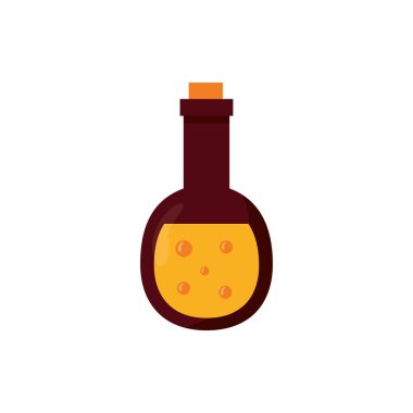 Büyü simgesi ile cadılar bayramı tüp testi