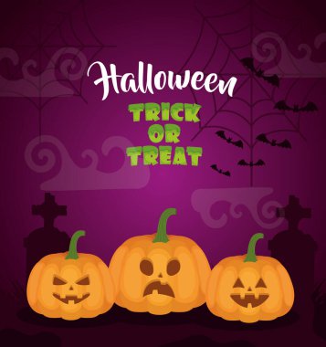 Cadılar Bayramı Cadılar Bayramı balkabaklı mezarlık sahnesi