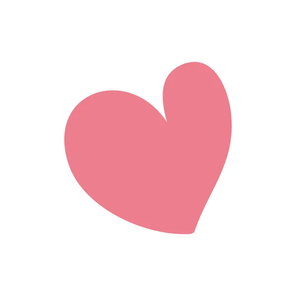 Corazón amor tarjeta marco decorativo — Vector de stock