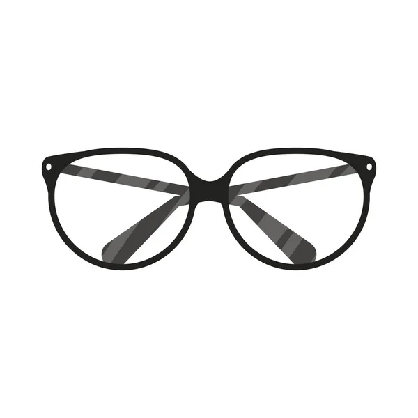 Gafas de ojo accesorio icono óptico — Vector de stock