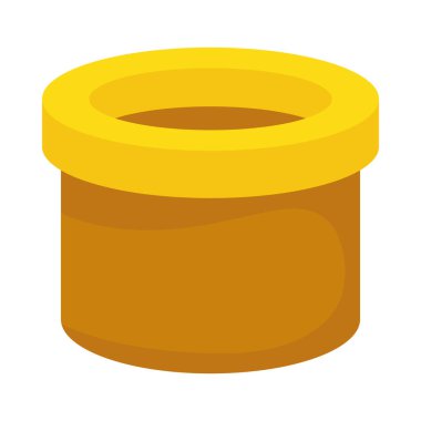 seramik kap boş izole simge