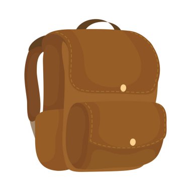 okul çantası ikonu izole edilmiş