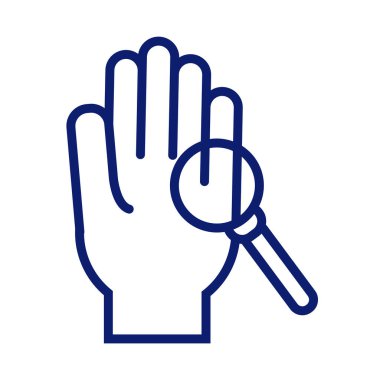 Büyüteç ile el yıkama stili