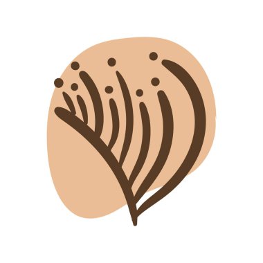 Yapraklı dal organik stili engelliyor