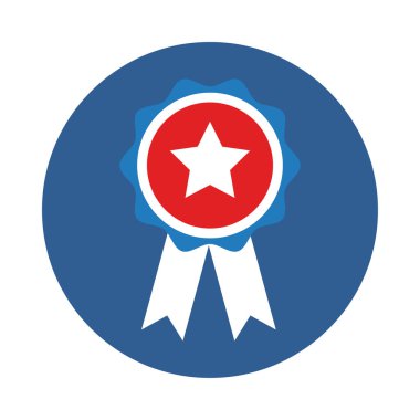 Yıldız bloğu tarzında madalya