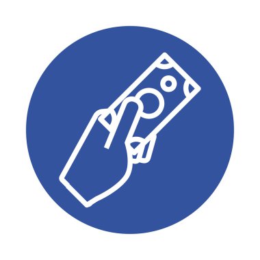 Fatura ile el Dolar blok stili