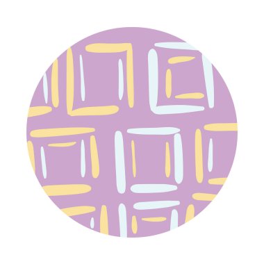 Çizgiler organik kalıp blok biçimini kareler