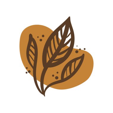 Yapraklı dal organik stili engelliyor