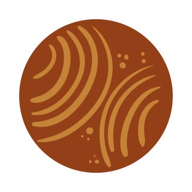 dalga çizgileri boho el çizim biçimi