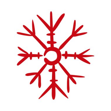 Kar Tanesi buz el çizim biçimi simgesi