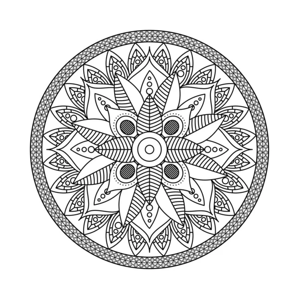 Mandala ramadán kareem icono de la decoración — Vector de stock