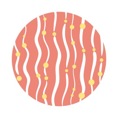 satırlar ve noktalar organik kalıp blok biçimi