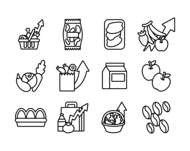 öge sepet simgeleri demeti