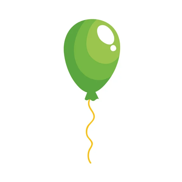 气球氦气，生日气球和派对装饰 — 图库矢量图片