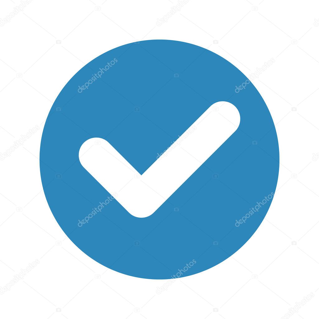 check mark inside frame circular, checklist icon