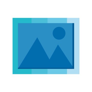 resim simgesi, beyaz arkaplanda resim işareti