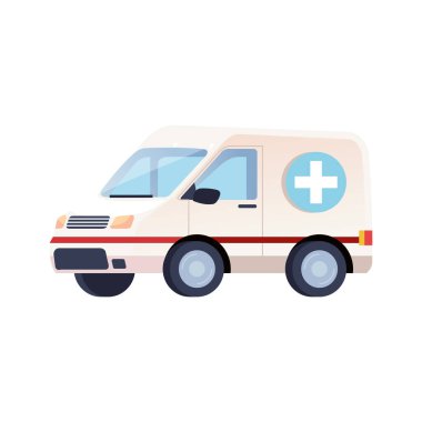 Ambulans acil durum araba taşıma simgesi