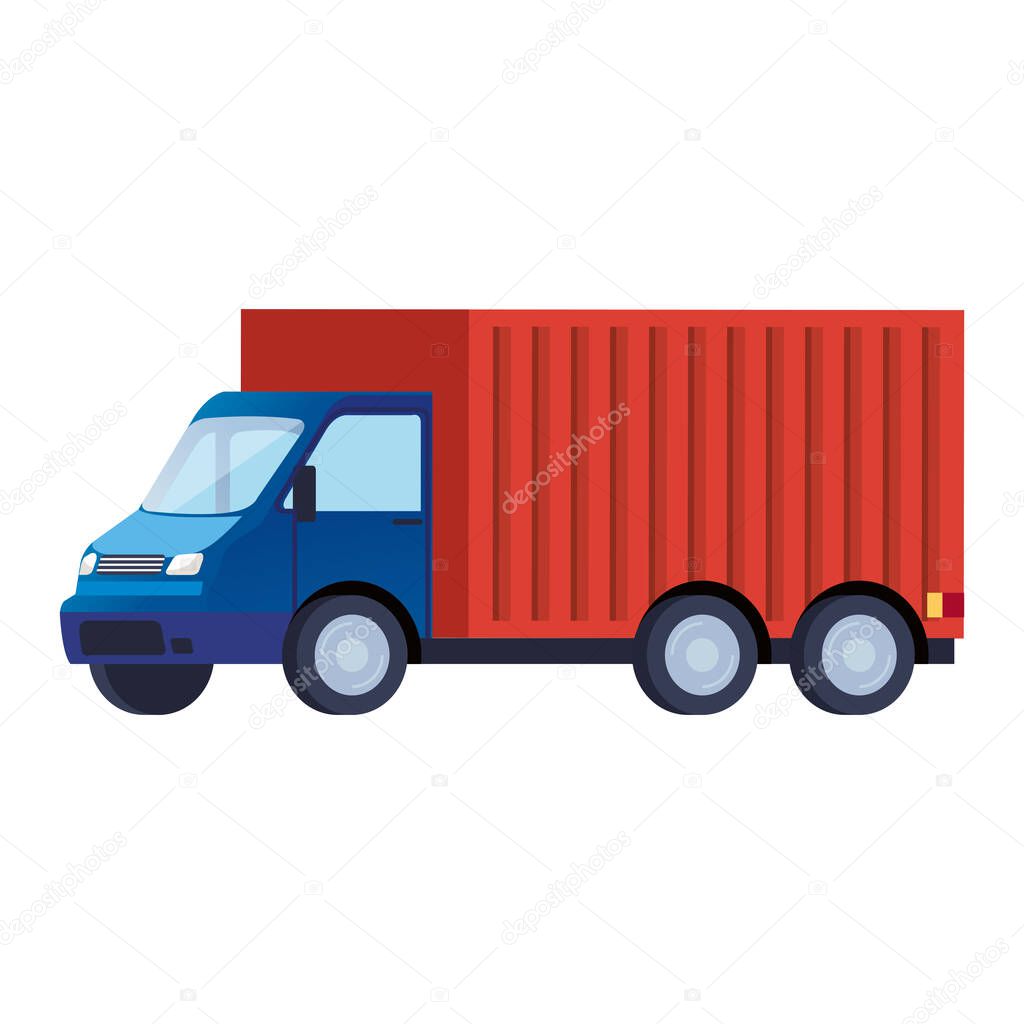 truck delivery service vehicle icon