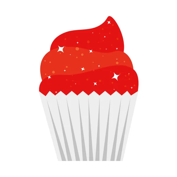 Isolerad söt cupcake vektor design — Stock vektor