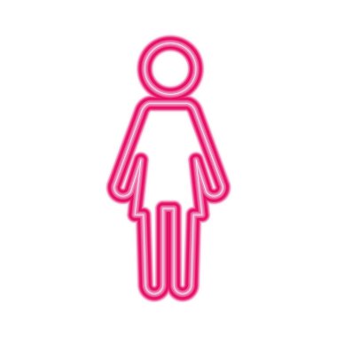 İzole edilmiş Avatar kadın vektör tasarımı