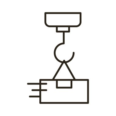 kutu karton kancada asılı servis hizmeti biçimi