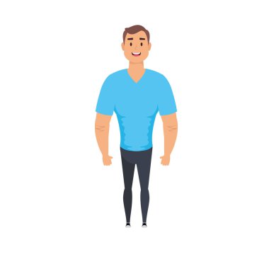 İzole edilmiş Avatar Adam vektör tasarımı