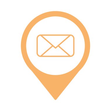 zarf posta gönderimi izole edilmiş simge