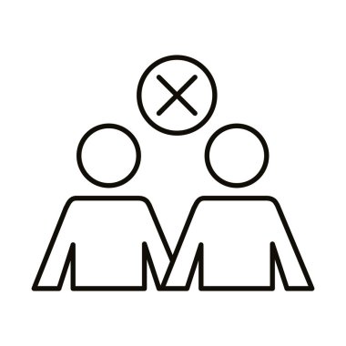 Covid19 sinyali ve önleme yöntemi için kalabalıktan kaçının