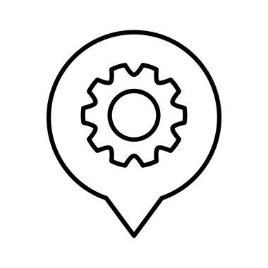 vites çizgisi biçimli iğne işaretleyici konumu