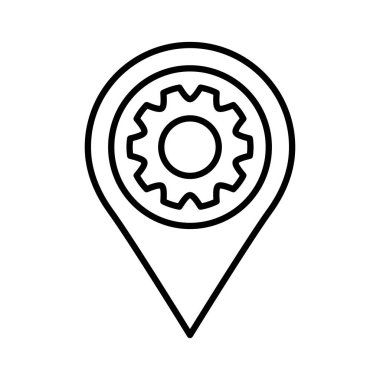 vites çizgisi biçimli iğne işaretleyici konumu