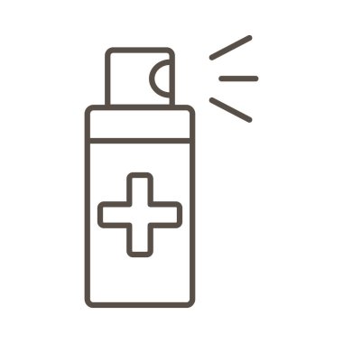 Sprey şişe tıbbi ürün tarzı